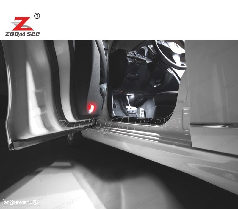 KIT COMPLETO DE 18 LÂMPADAS LED INTERIOR MERCEDES CLASE M W164 ML320 ML350 ML420 ML450 ML63 AMG 06- - 6