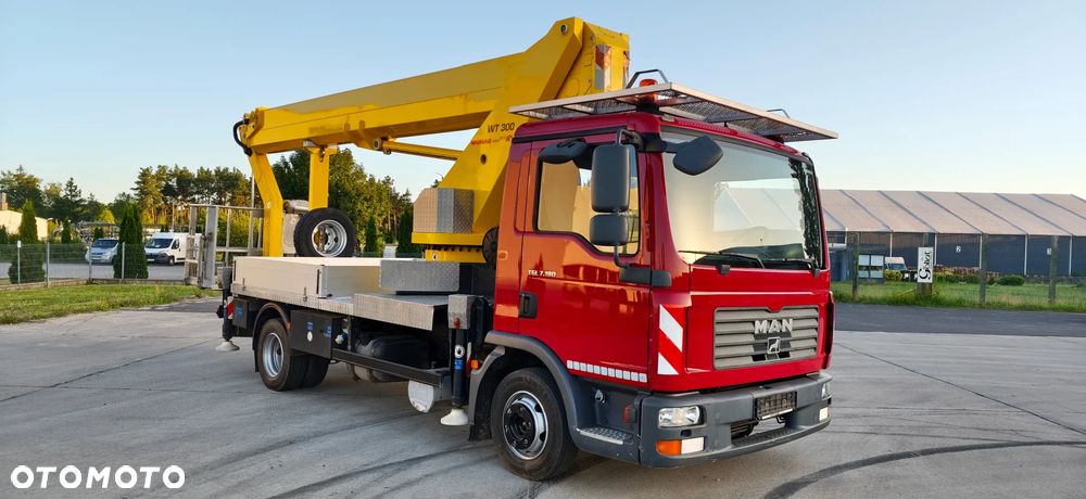 MAN Podnośnik koszowy Wumag WT300 Man TGL WT 300 2007r zwyżka ruthmann - 4