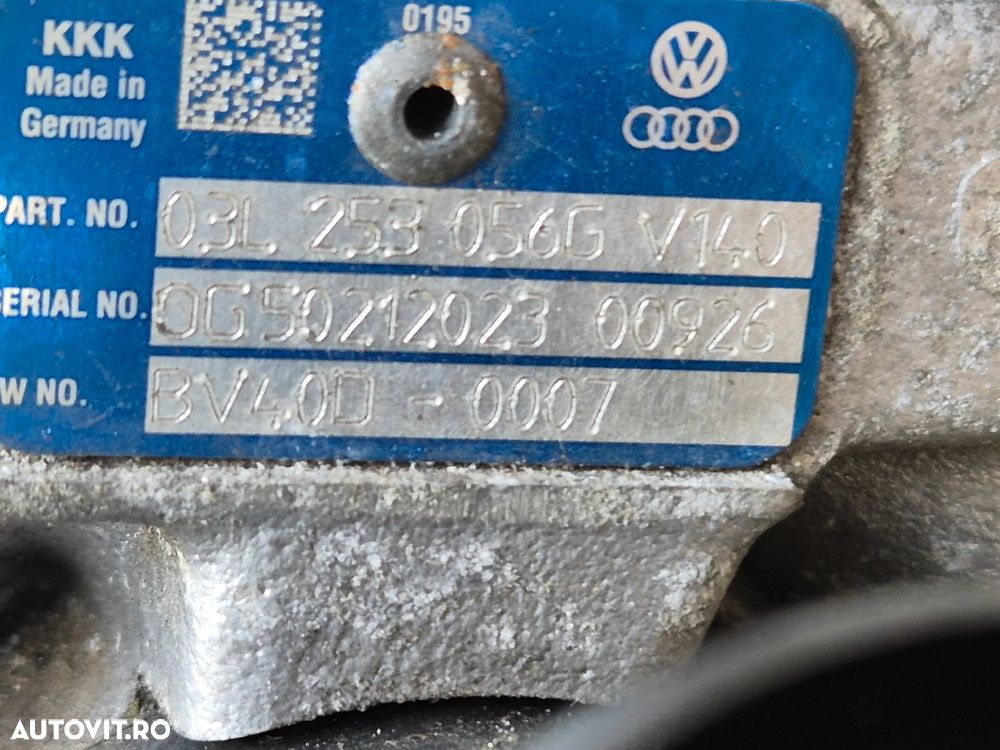 Turbina 2.0 TDI / CFF VW PASSAT B7/ GOLF 6 / TIGUAN / TURAN / SKODA SUPERB 03L253056G - 4