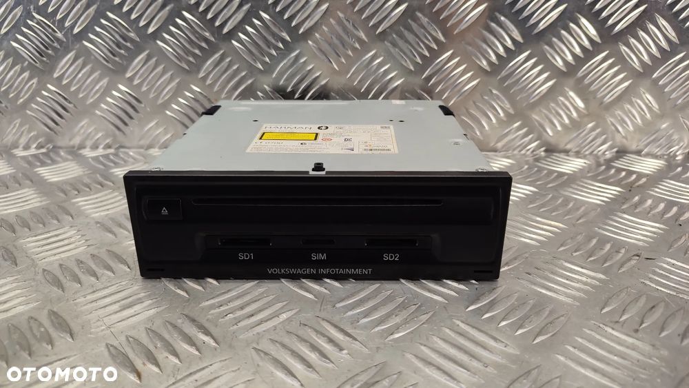 VW TOUAREG 7P 10-18R STEROWNIK NAWIGACJA MMI CZYTNIK SSD 7P6035670G 7P6035670 G - 1