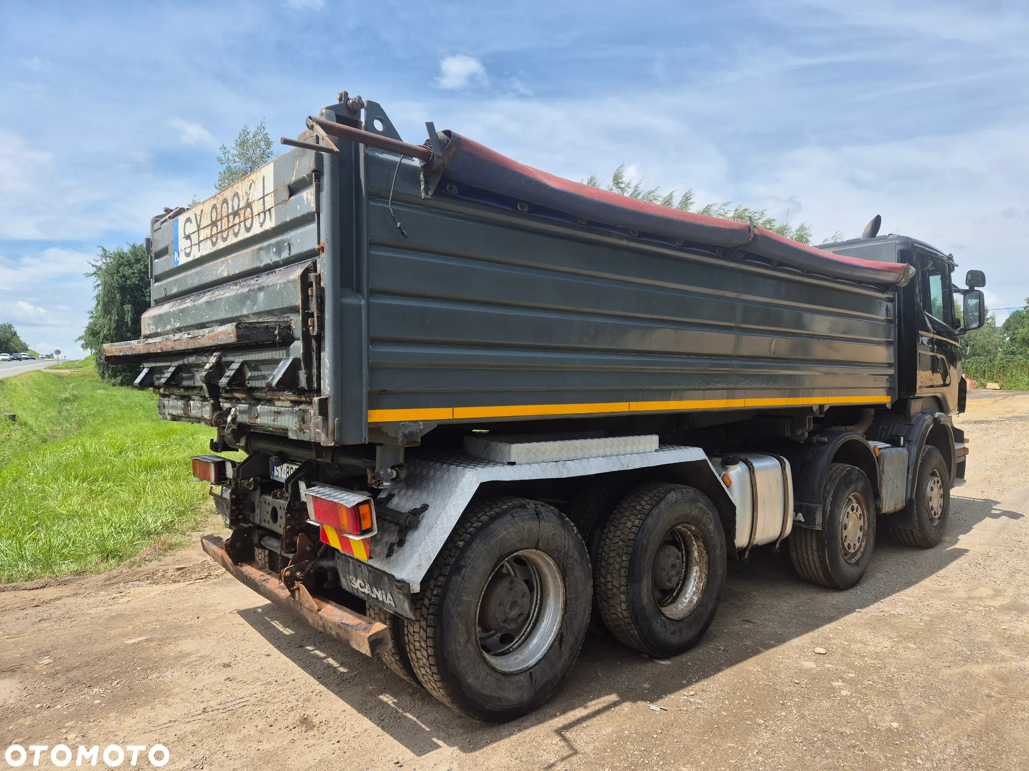 Scania R 8x4 wywrotka Hydroburta - 8