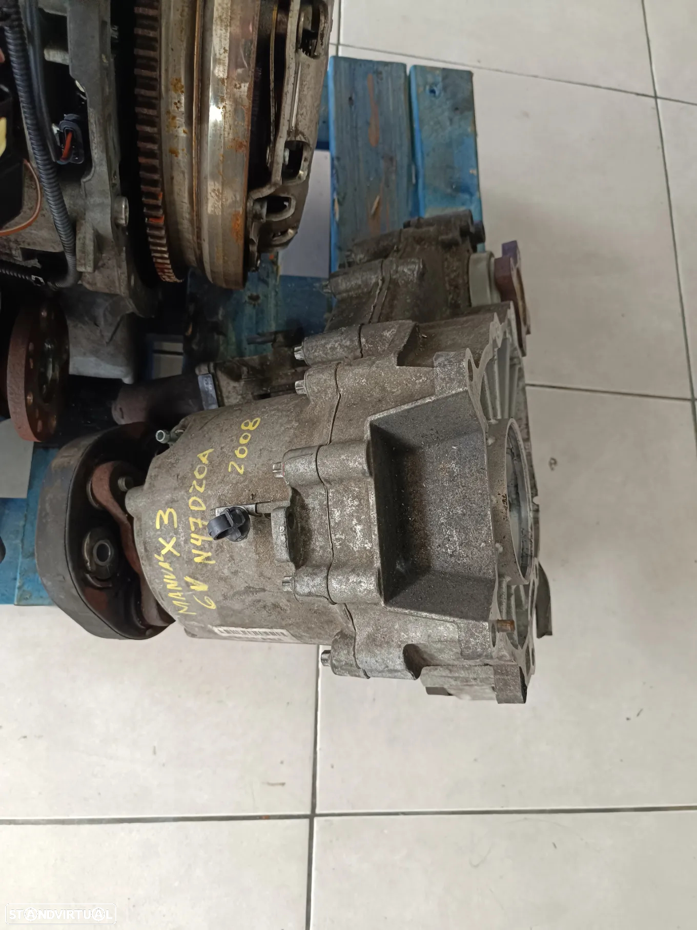 Motor Bmw X3 2.0D 177cv n47D20A E83 caixa velocidades xdrive 4x4 - 8