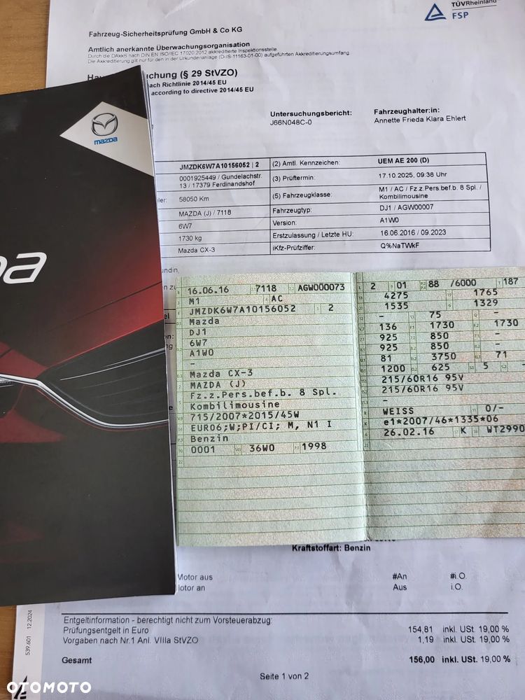 Mazda CX-3 SKYACTIV-G 120 SKYACTIV-Drive FWD Sports-Line - 26