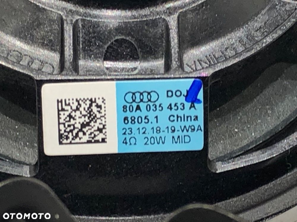 GŁOŚNIKI KOMPLET  AUDI A8 D5 (4N2, 4N8) 2017 - 2022 50 TDI Mild Hybrid quattro 210 kW [286 KM] - 17