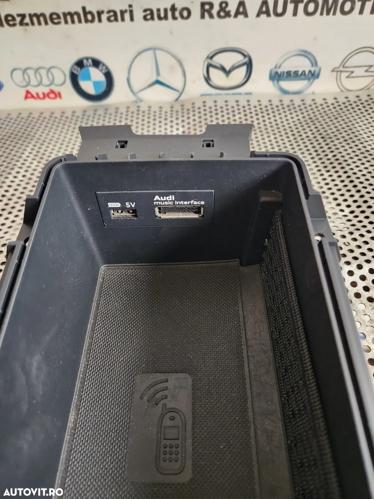 Incarcator Wirelles Modul Auxiliar Interfata Audio Audi Q3 8V An 2012-2013-2014-2015-2016 Cod 8V - - 10