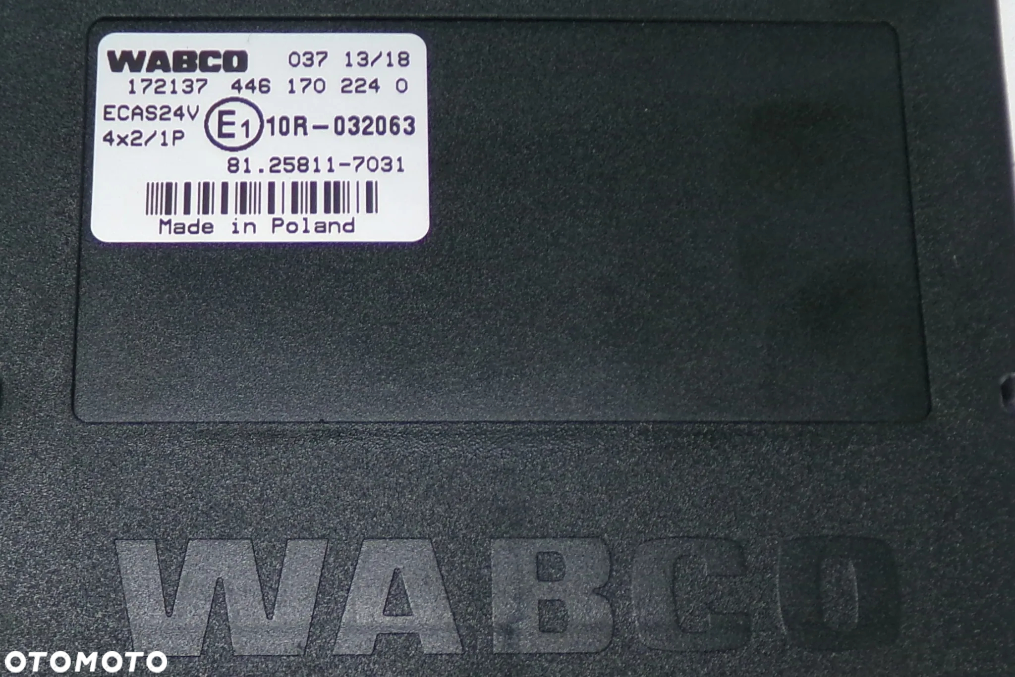 STEROWNIK WABCO ECAS 24V MAN TGX TGS EURO 6  81258117031  4461702240 - 3