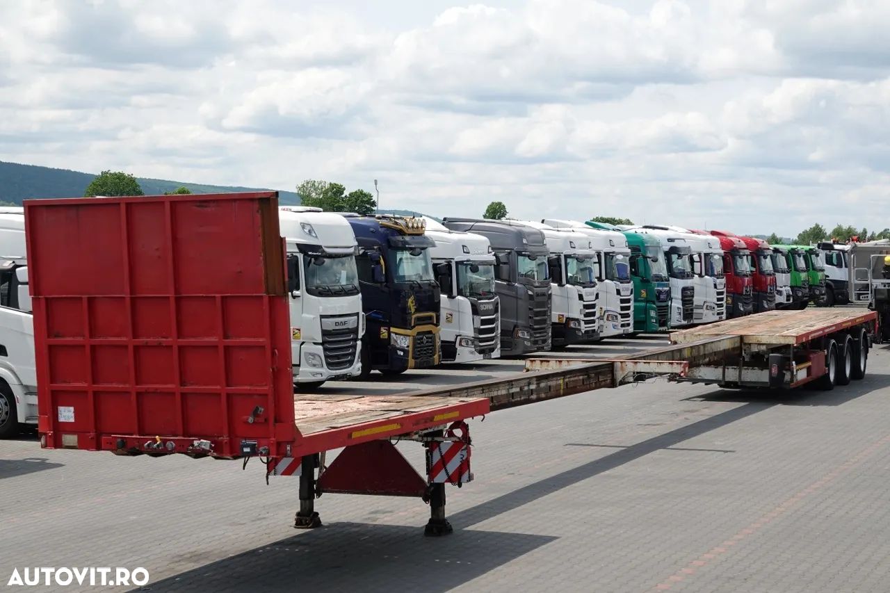 Faymonville SPZ-3AA / REMORCA AUTO / EXTENSIBILA / 29 M / SUSPENSION HIDRAULICA / AXI DE DIRECTION - 1
