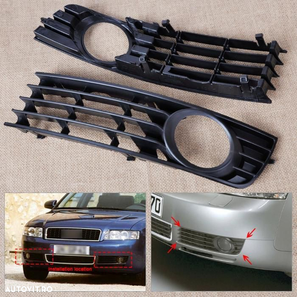 Set grile proiectoare Audi A4 B6 an fabricatie  2001- 2005
