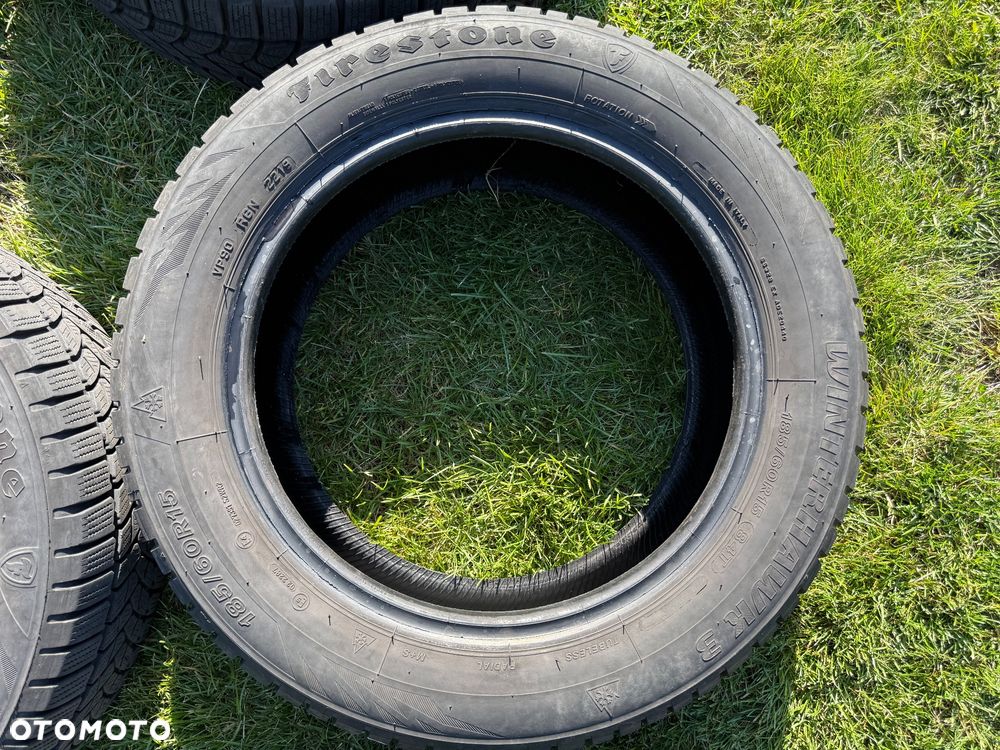 4x Opony zimowe Firestone 5 -5,5mm 185/60/15 - 8