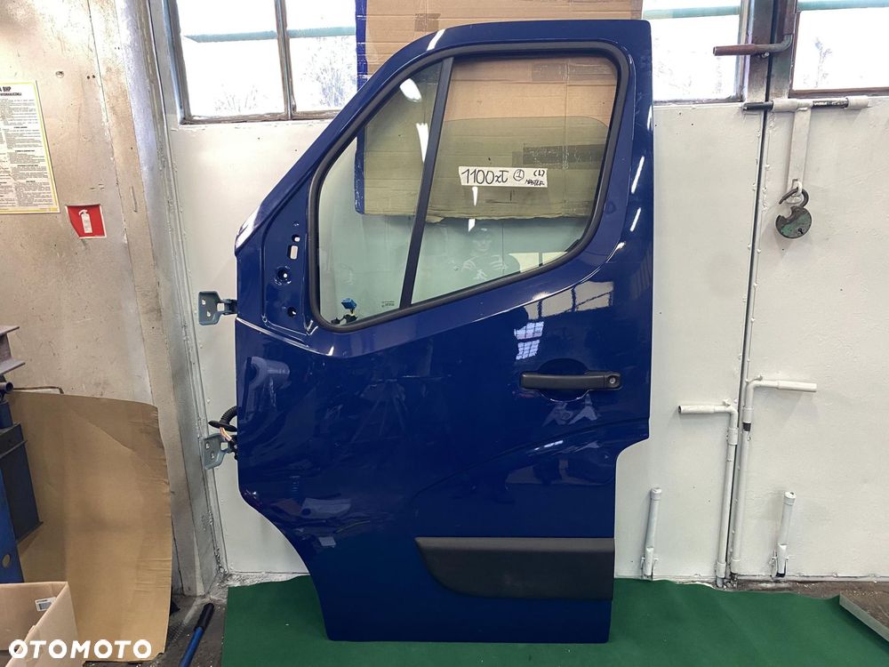 MASTER 3 MOVANO NV400 10- DRZWI LEWE PRZEDNIE PRZÓD NIEBIESKIE DO ZAŁOŻENIA - 1