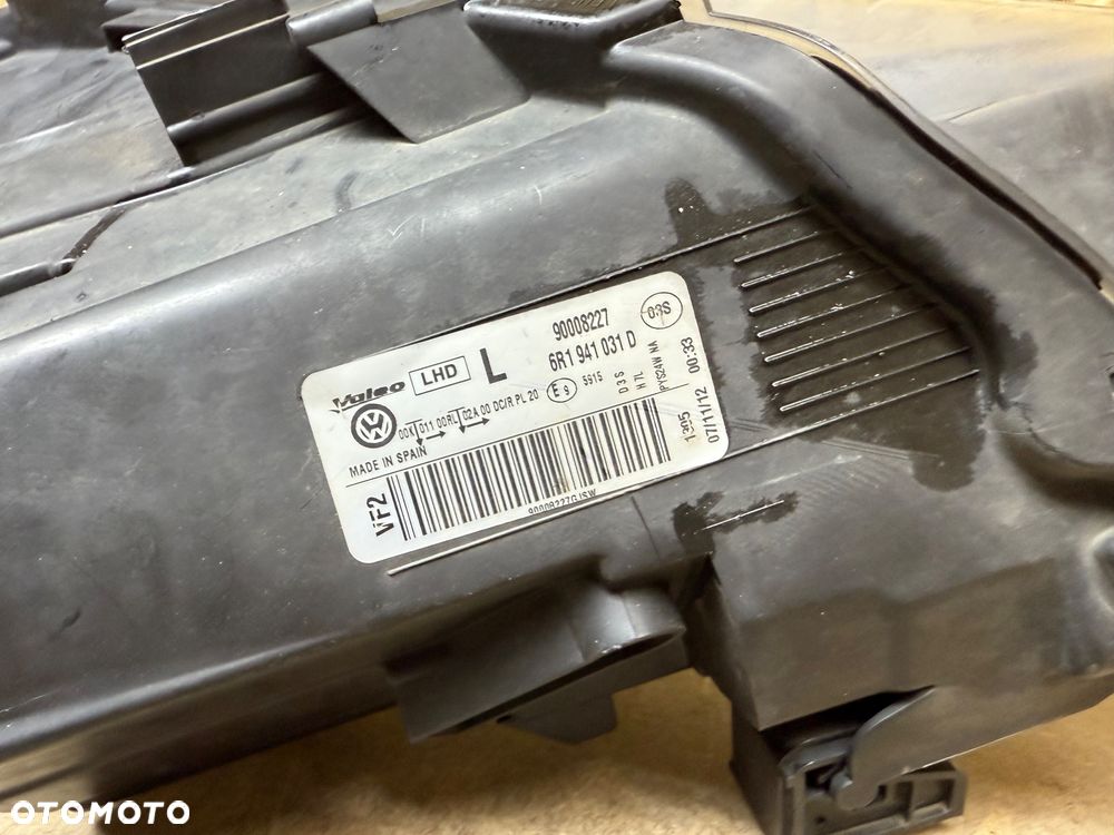 VW POLO V 6R1941031D LAMPA PRZEDNIA LEWA PRZÓD BI XENON LED 2009-2014 6R1941031D - 6