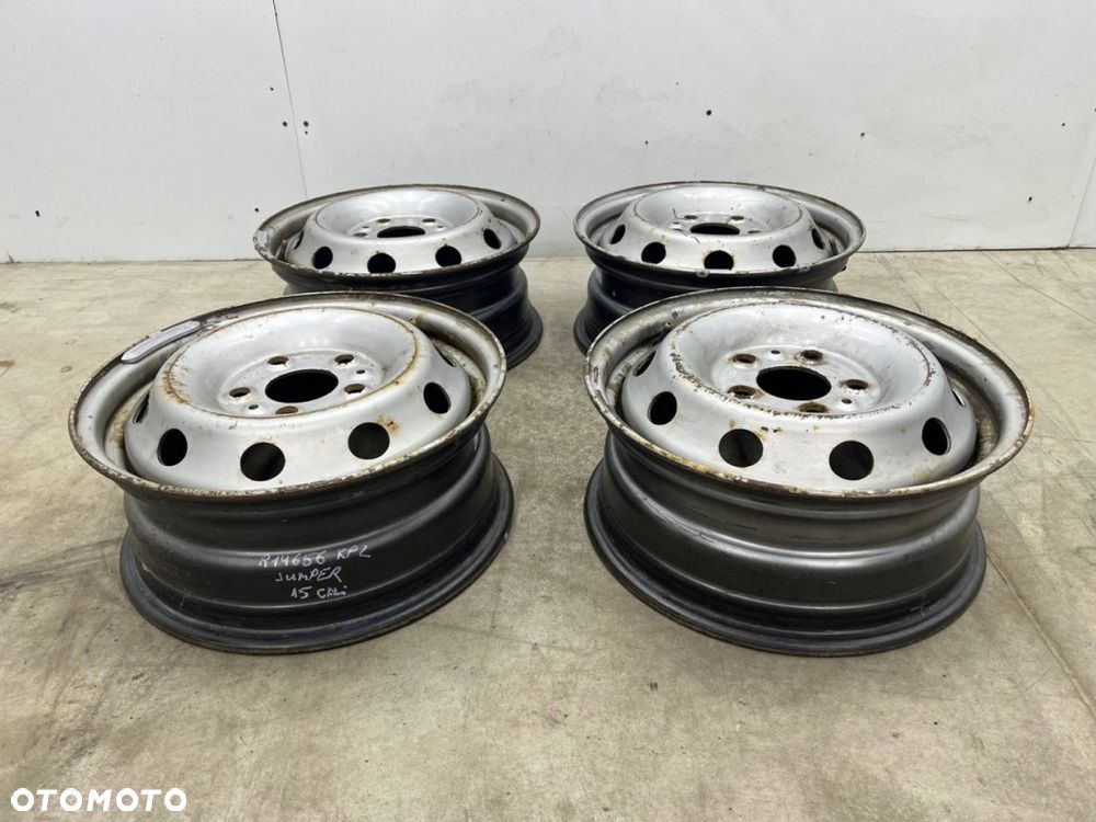 Felgi Citroen Jumper Ducato Boxer Movano 15 cali 6jx15 ET68 5x118 felgi stalowe KOMPLET KFZ 8877 - 2