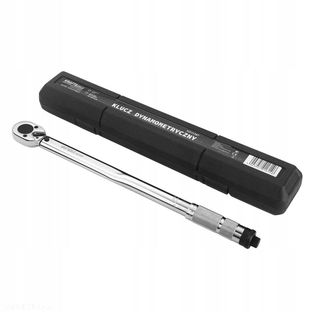 KRAFTDELE KLUCZ DYNAMOMETRYCZNY 1/2" 28-210Nm WALIZKA CERTYFIKAT KD11387 - 7
