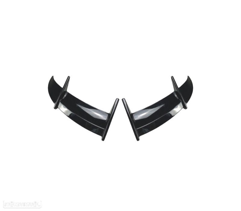 AILERON SPOILER VOLKSWAGEN VW GOLF 6 08-12 ABS PRETO BRILHANTE - 2