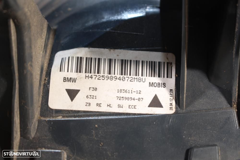 Farolim Direito Bmw 3 (F30, F80)  63217259894 / 7259894 / Passageiro C - 7
