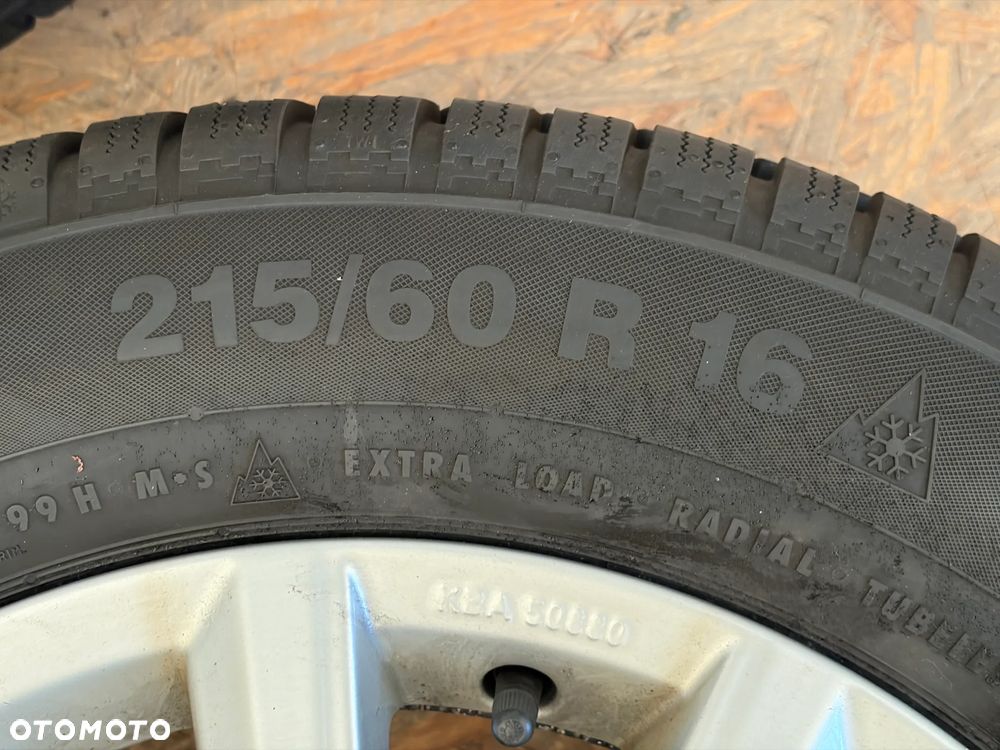 Felgi aluminiowe opony zimowe VW PASSAT B8 215/60 R16 6.5Jx16 ET42 - 5