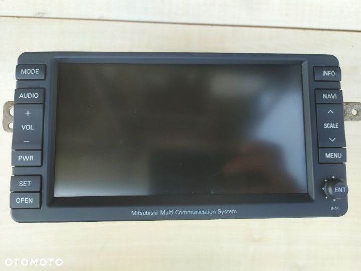 MITSUBISHI PAJERO radio nawigacja dvd mp3 dysk E-04 - 1