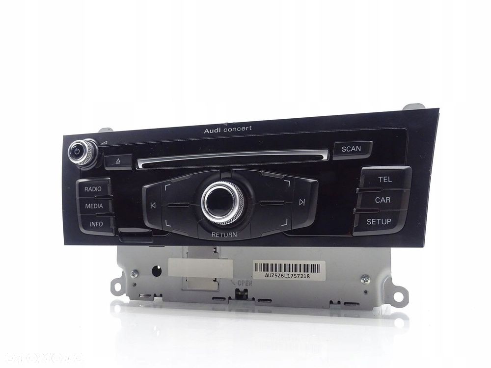 RADIO RADIOODTWARZACZ CD AUDI CONCERT AUDI A4 B8 LIFT 8R2035186F - 1