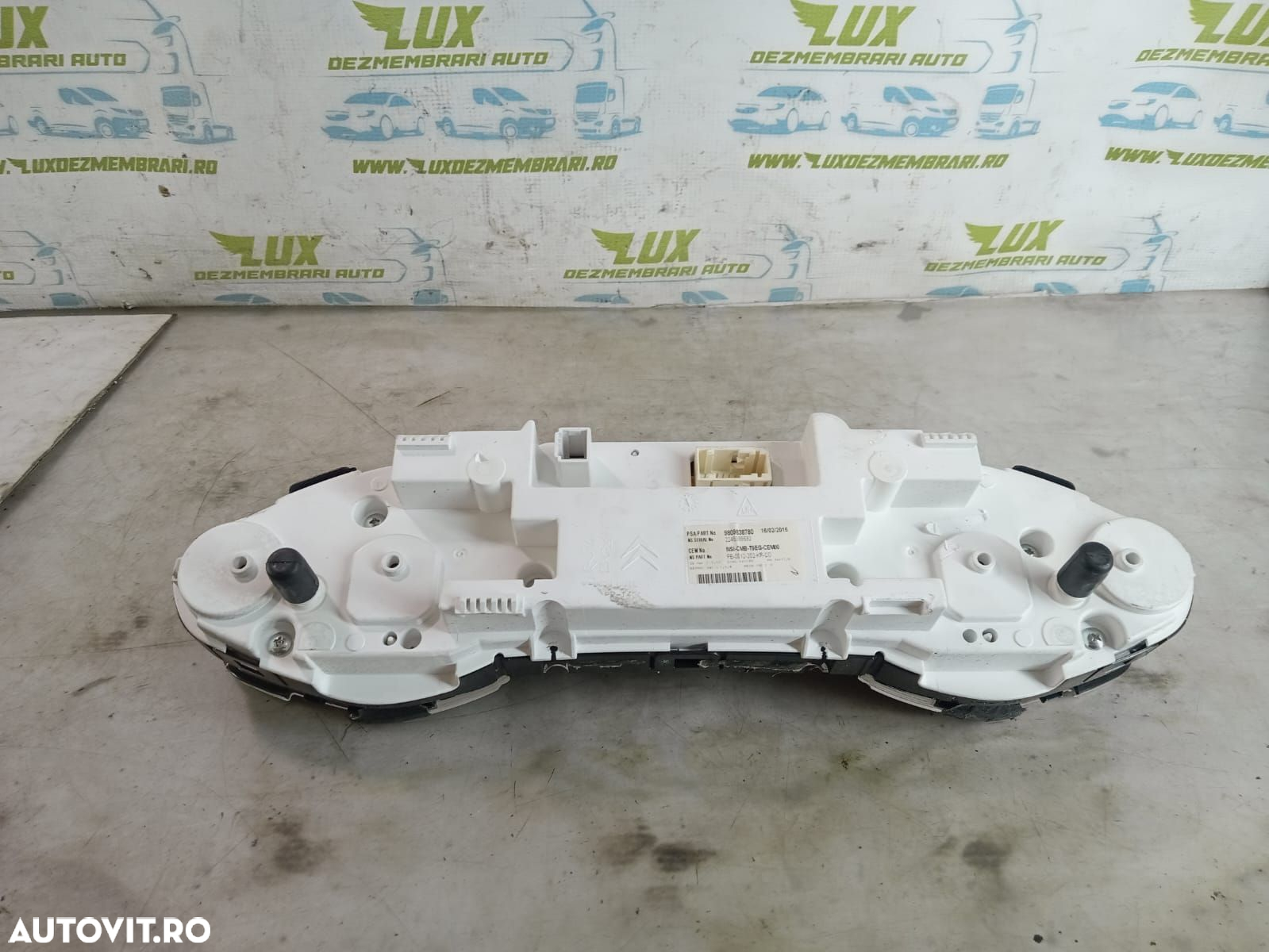 Ceasuri bord 9809838780 Peugeot 308 T9 [2013 - 2017] 2.0 HDI AHR - 2