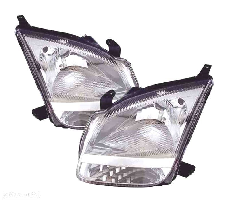FARÓIS OPTICAS SUZUKI IGNIS 04- CROMADO - 1