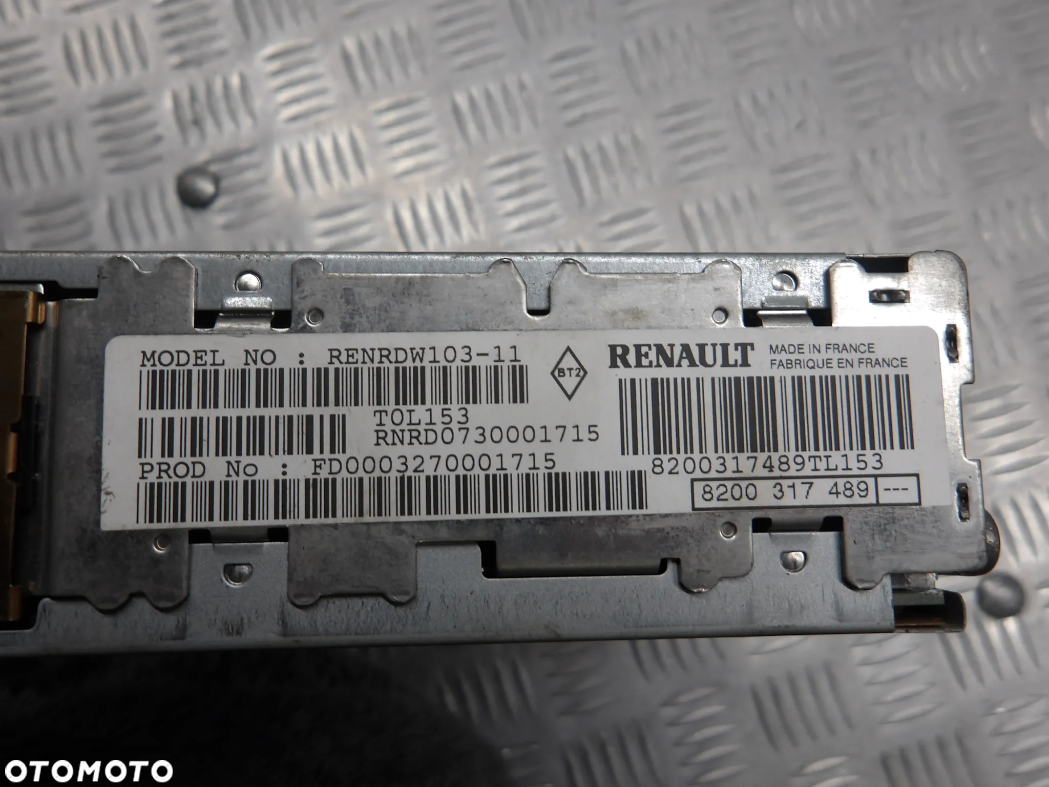 RENAULT LAGUNA II KOMBI 1.9D RADIO CD 8200317489 - 5