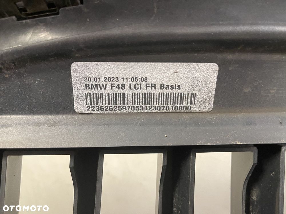 BMW X1 F48 LCI LIFT 19-22 ZDERZAK PRZEDNI PRZÓD SPOJLER KRATKA GRILL 7954205 - 11