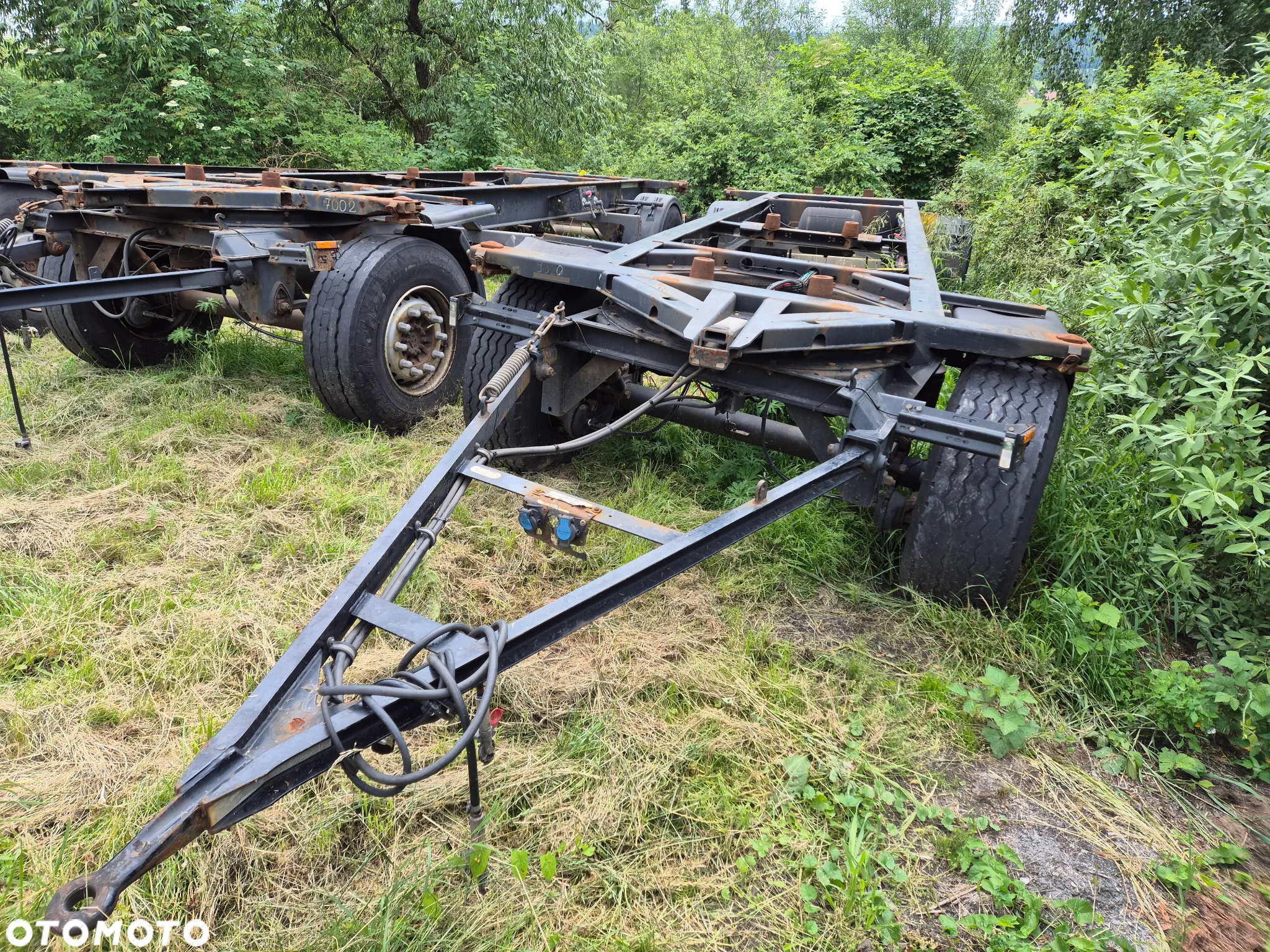 Krone BDF z Niemiec ładne opony stan BDB pod kontener podkontenerowa dyszel - 14