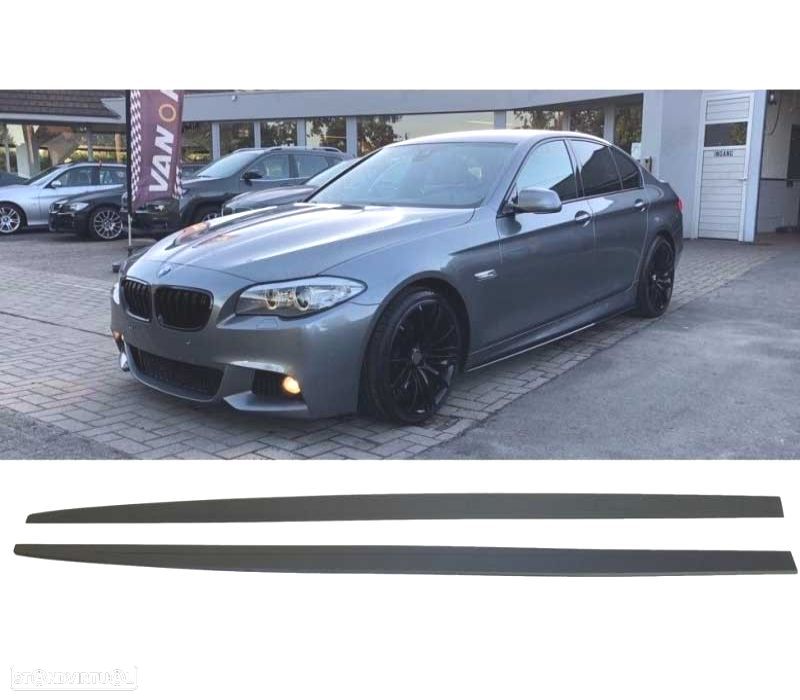 EMBALADEIRAS LATERAIS BMW SERIE 5 F10 F11 10-17 LOOK M-PERFORMANCE - 4