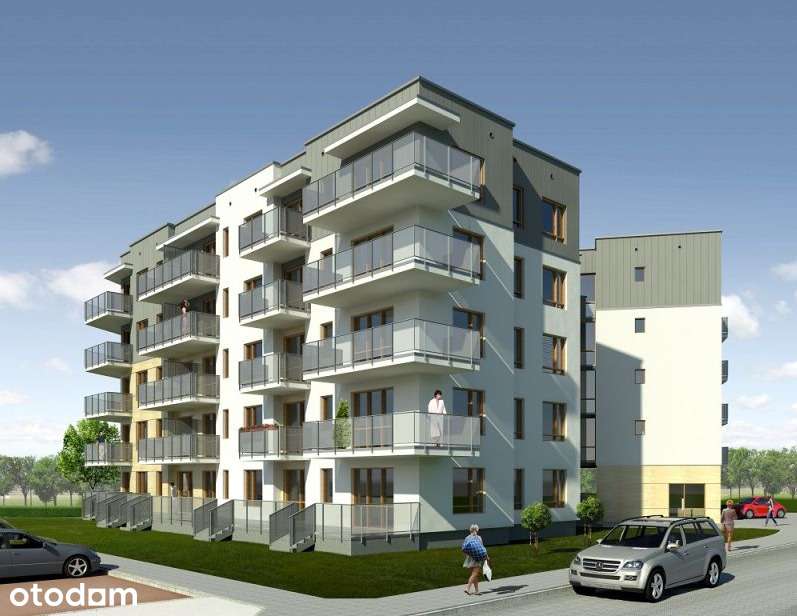 Nowe 3 pokoje z balkonem, garaż, komórka, winda