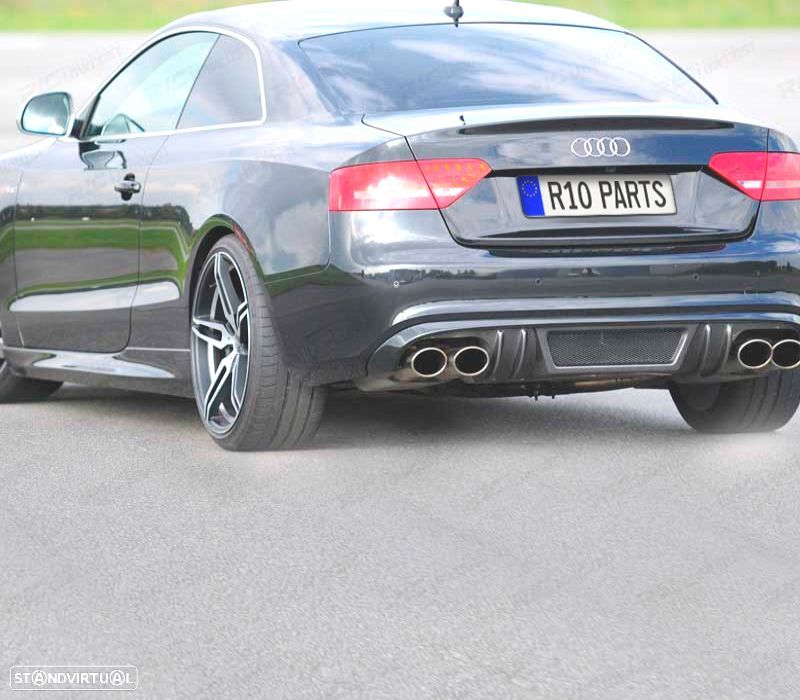 DIFUSOR AUDI A5 B8 B81 COUPÉ CABRIO 07-11 LOOK DTM RIEGER - 2