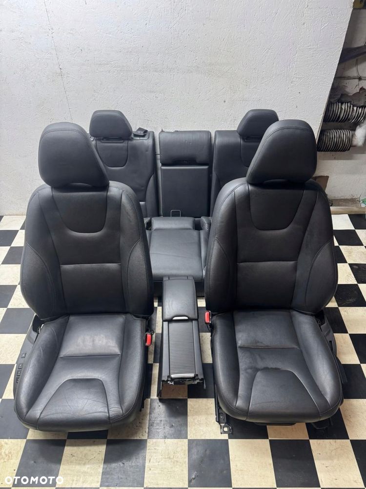 komplet foteli kanapa przód tył fotel volvo xc60 i 2008-2017 skóra - 1