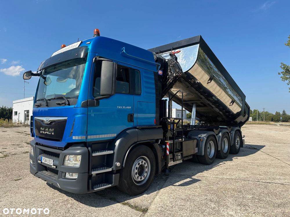 MAN TGS 32.480 8x4 WYWROTKA. HDS. HMF 3220 K6 - 7