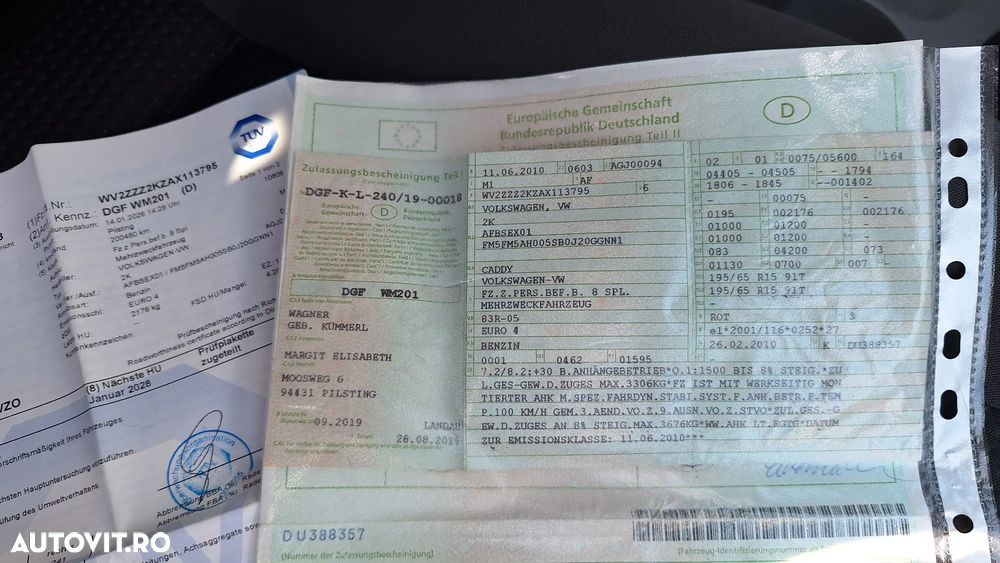 Volkswagen Caddy 1.6 Life Team (7-Si.) - 12