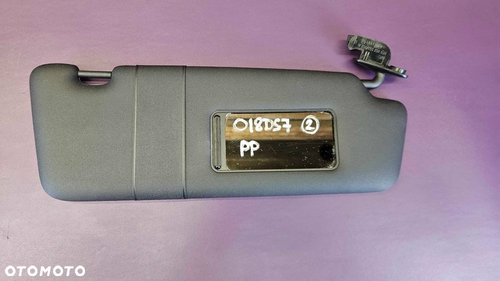 Daszek Słonecznik 8E0857551/551A 8E0857552/552A Czarne S-Line Osłona Przeciwsłoneczna Komplet Podświetlanie AUDI A4 B6 B7 - 21