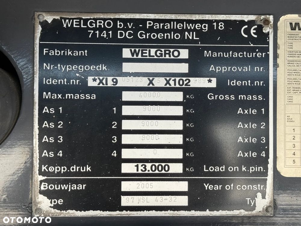 Welgro Beczka do paszy Silos Paszowóz 3 OSIE - 8