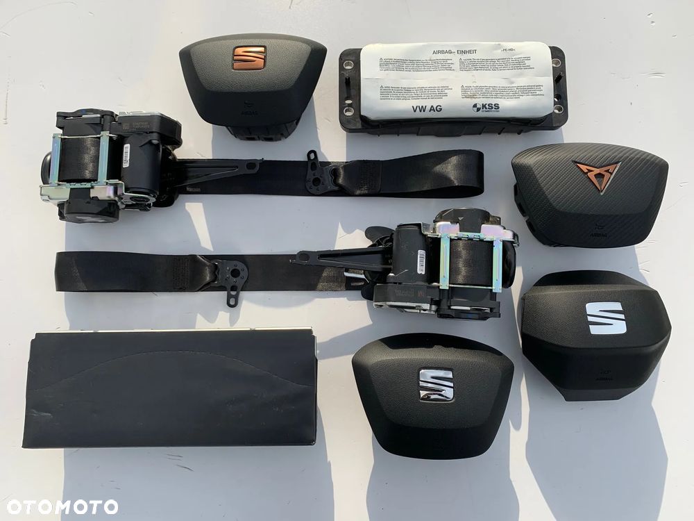 SEAT CUPRA BORN FORMENTOR IBIZA ATECA TERRACO ALHAMBRA TOLEDO LEON III 3 IV 4 MII PODUSZKA POWIETRZNA KIEROWCY  AIRBAG KOLAN PODUSZKA KOLANOWA PASAŻERA FOTELOWA W FOTEL  regeneracja naprawa Raz2 - 3