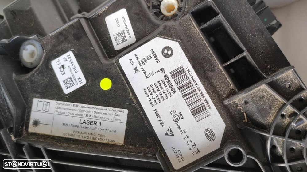 farol direito BMW G30 lci Laser 9850588 - 14