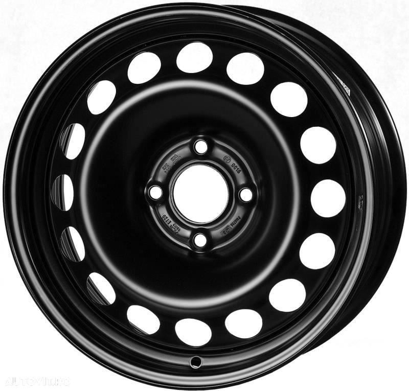 Janta otel 6.5x16 4x108 Et 31 pentru Peugeot 2008 208 307 308 3008 5008 - 1