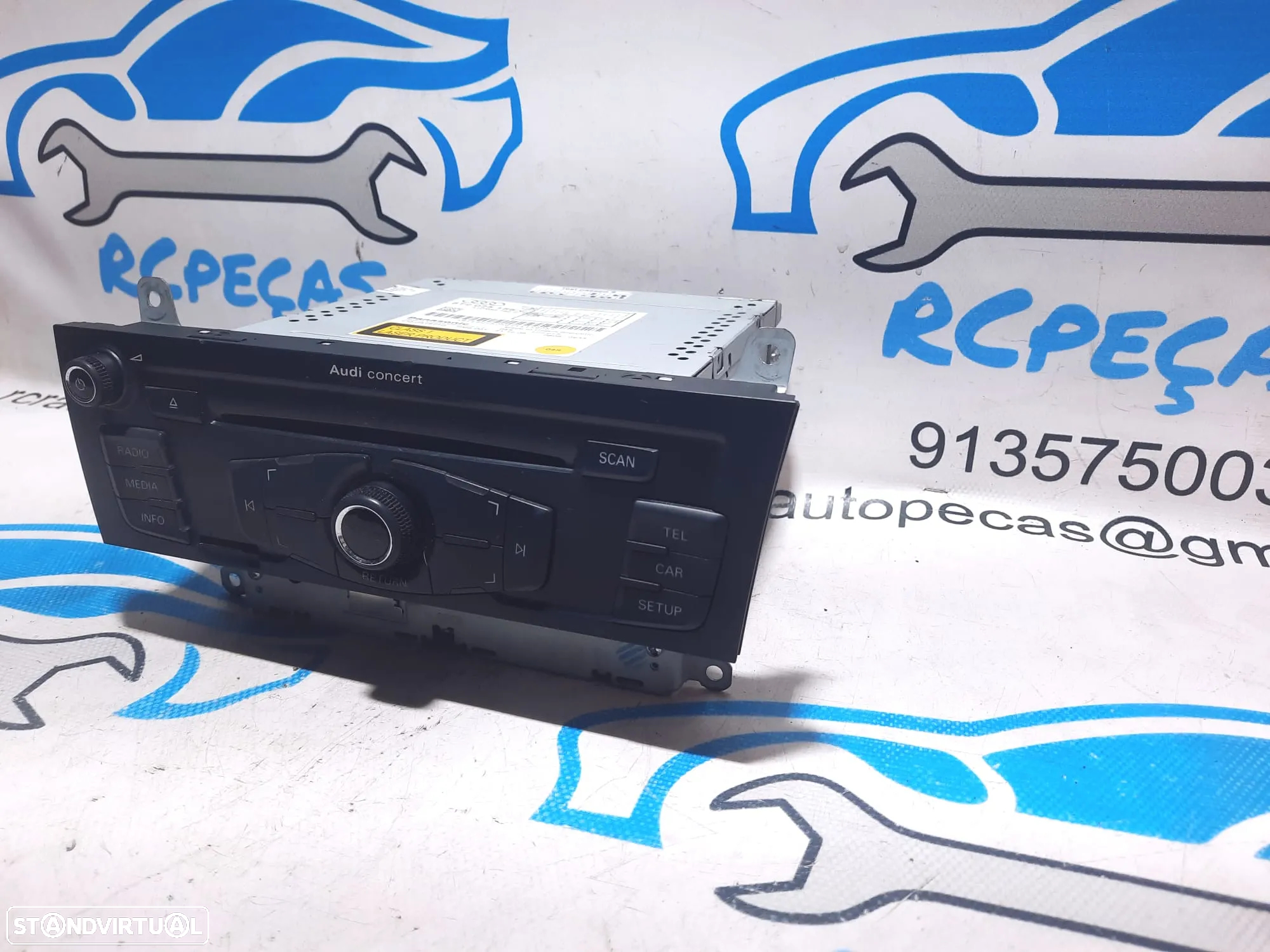 AUTORADIO PANASONIC AUDI A4 B8 8K2 8T2035186 AUTO RADIO LEITOR CD MULTIMEDIA MULTIFUNÇÕES - 2