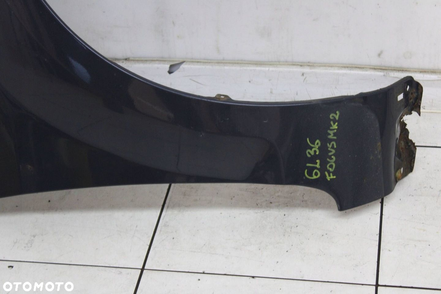 FORD FOCUS MK2 LIFT 07R- BŁOTNIK PRAWY PRZÓD PRZEDNI H4 - 5