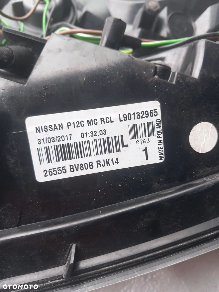 LAMPA LEWY TYŁ TYLNA 26555BV80A JUKE F15 LIFT 14-19 - 4