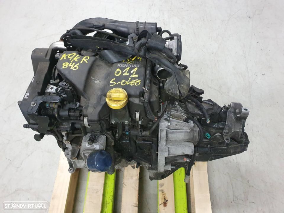 Motor Renault Megane III 1.5 dci 2016 de 95cv, ref K9K 846 - 1