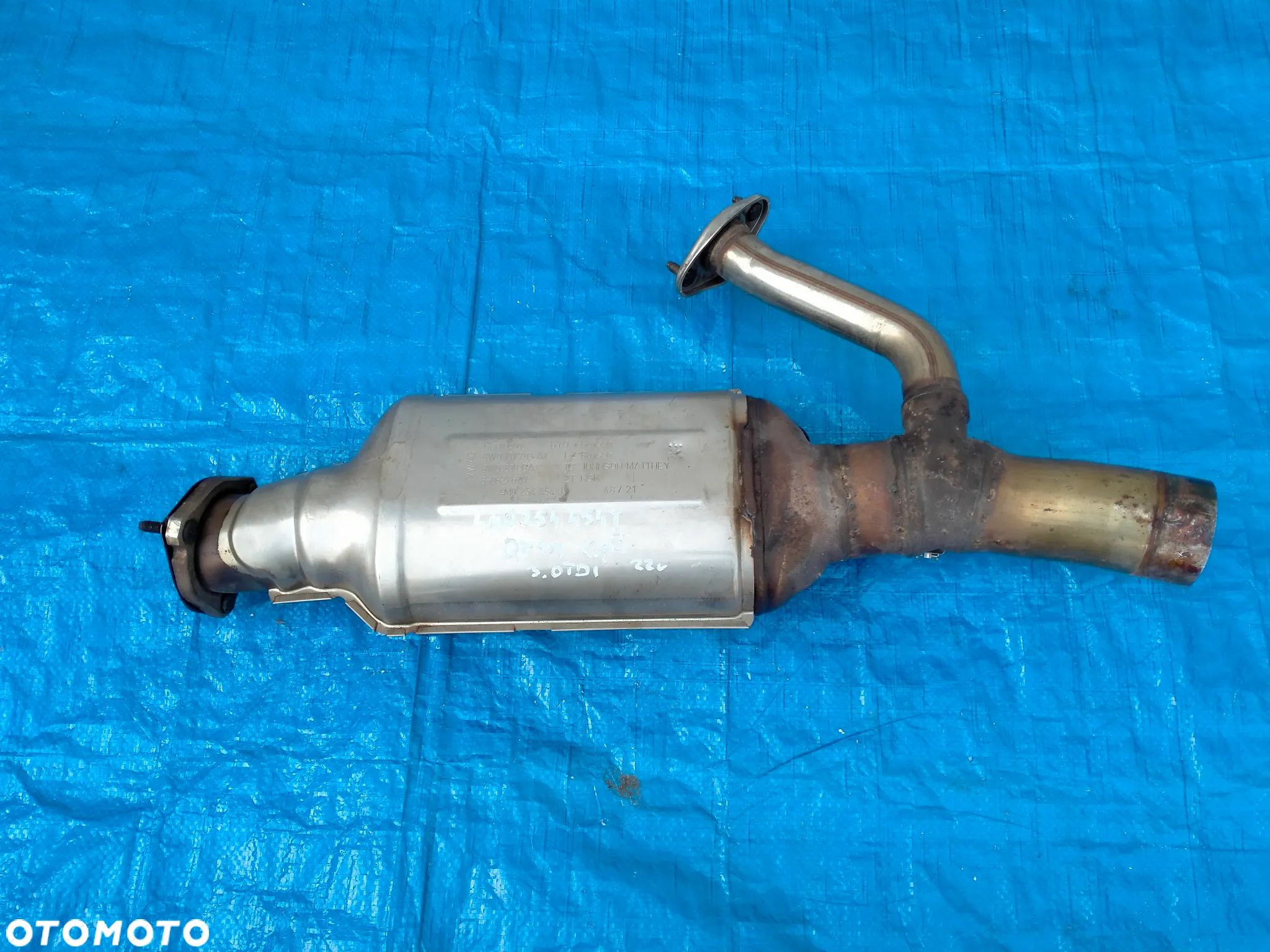AUDI Q7 4M LIFT 3.0 TDI / 4M0254454J / Filtr DPF Katalizator / CZUJNIK  / 30tys km / ORYGINAŁ - 1