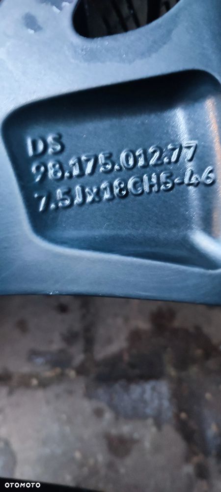 Felgi Aluminiowe Oryg. Citroen DS Crossback Peugeot 3008 18 Cali 5x108 7,5Jx18 Et46 Ø65,1mm Starogard Gdański - 14