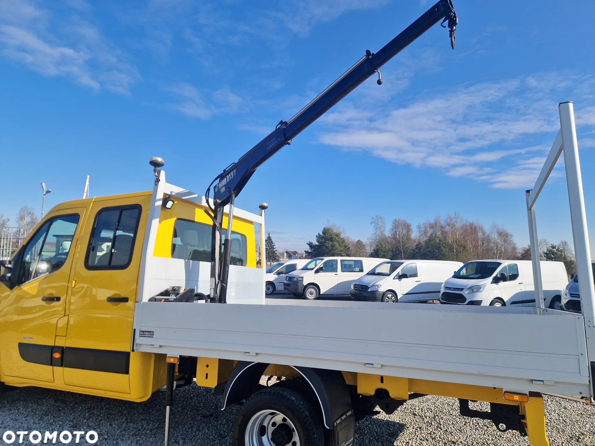 Renault MASTER 2,3 DCI 145 KONNA DOKA BRYGADÓWKA 7 OSOBOWA HDS HIAB 1000KG KLIMA 3,3M SKRZYNIA 104T/KM PRZEBIEGU GWARANCJA BLIŻNIAKI DO 3,5T - 32