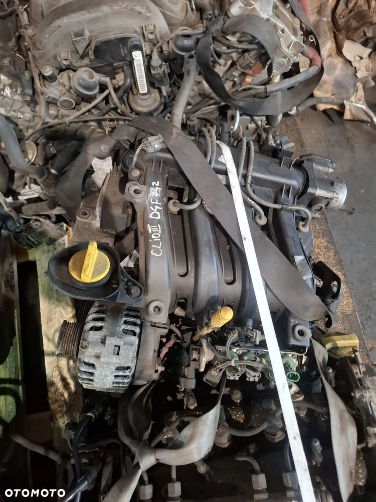 SILNIK Renault Clio III 1.2 16V D4F742 KOMPLETNY Z OSPRZETEM - 1