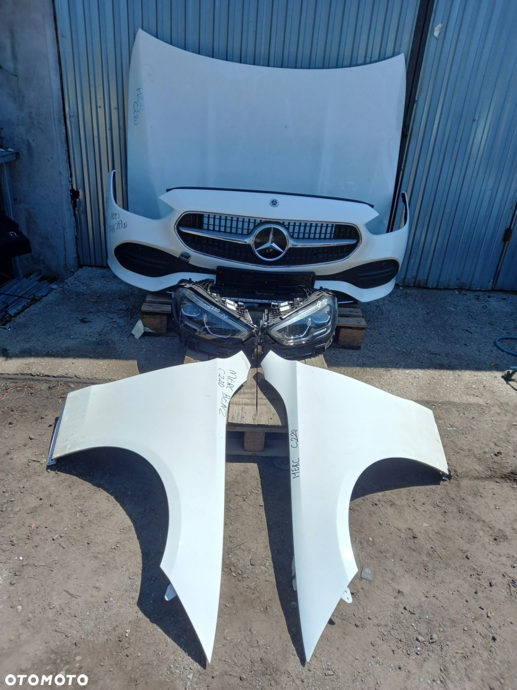 MERCEDES W206 C KLASA BŁOTNIK PRZÓD LEWY PRAWY - 2