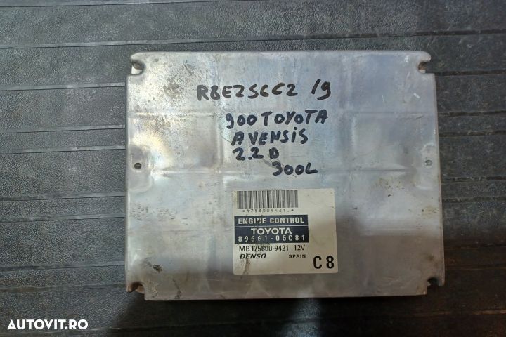 Calculator motor ECU 89661-05C81 - 2.2 D 89661-05C81 - 2.2 D Toyota A - 1