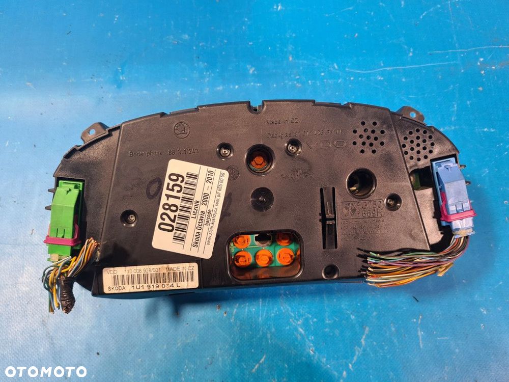 SKODA OCTAVIA I 1.9 TDI LICZNIK ZEGARY - 2