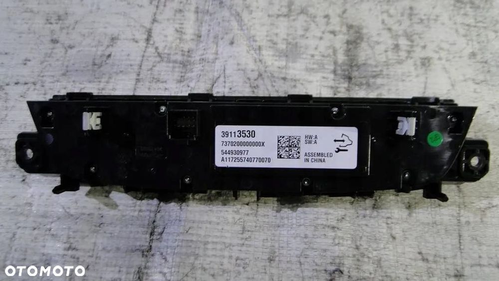 Opel INSIGNIA B 39113530 PANEL PRZEŁĄCZNIK NAWIEWU 39113530 - 2